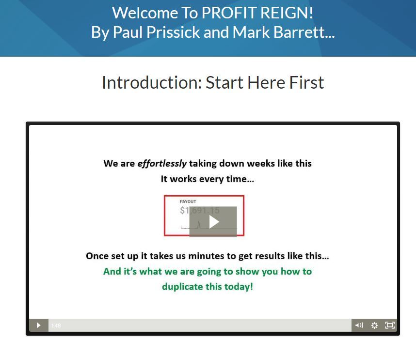 profit reign review 2